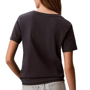 T-Shirt Gris Foncé Femme Calvin Klein Jeans Archive LV047B205G vue 0
