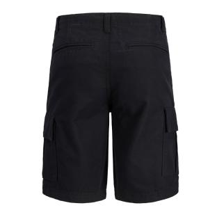 Short Noir Garçon Jack & Jones Cole vue 2