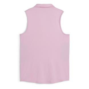 Polo Golf Rose Femme Puma Cloudspun Piped vue 0