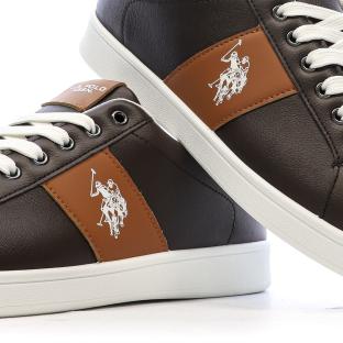 Baskets Marrons/Camel Homme US Polo ASSN vue 0