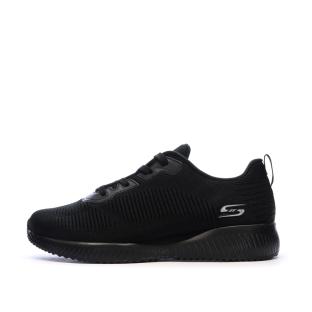 Baskets Noires Femme Skechers Bobs Squad Tough Talk pas cher