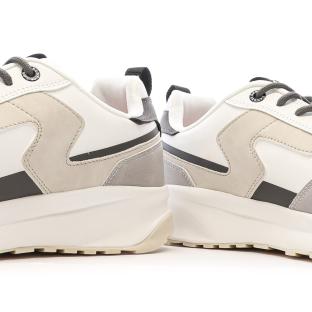 Baskets Blanches/Grises Homme Schott Maki vue 0