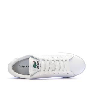 Baskets Blanches/Vertes Homme Lacoste Carnaby Cup vue 0