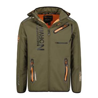 Parka Softshell Kaki Homme Geographical Norway Royaute WW1973H pas cher