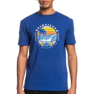 T-Shirt Bleu Homme Quiksilver Qssurfclub vue 0
