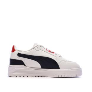 Baskets Blanches/Noires Fille Puma Shuffle Downtown vue 2