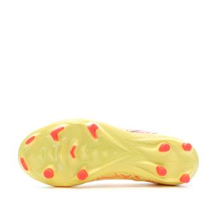 Chaussures de football Jaunes/Oranges Garçon Nike Zoom Vapor 16 Kylian Mbappé vue 5