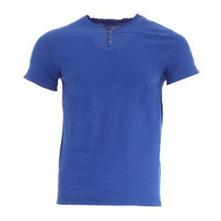 T-shirt Bleu Roi Homme La Maison Blaggio Mattew pas cher