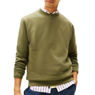 Sweat Vert Homme Tommy Hilfiger Reg Flag Crews vue 0