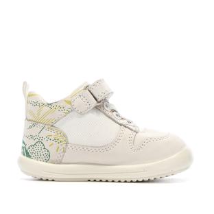 Baskets Hautes Beige Fille Kickers Bottillon vue 2