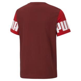 T-shirt Rouge Garçon Puma Power vue 2