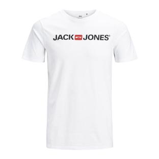 T-shirt Blanc Garçon Jack & Jones Crew Neck pas cher