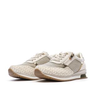 Baskets Doré Femme Marco Tozzi Cream Comb vue 0