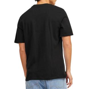 T-shirt Noi Homme Jack & Jones Tulum vue 2