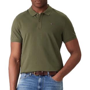 Polo Kaki Homme Tommy Hilfiger Tjm Slims vue 0