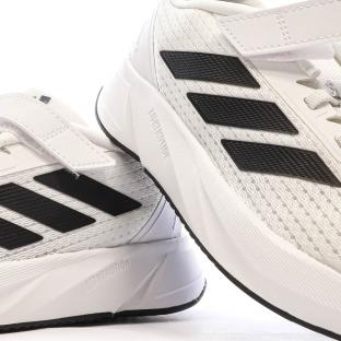 Baskets Blanc Garçon Adidas Duramo vue 0