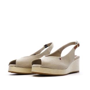 Sandales Beiges Femme Tommy Hilfiger Flag vue 6