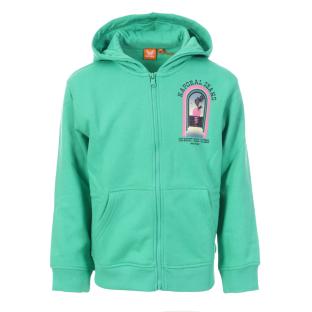 Sweat Zippé Vert Fille Kaporal OUNAE vue 0