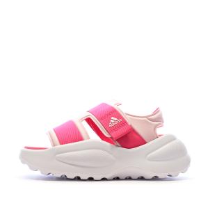 Sandales Roses/Blanches Fille Adidas Mehana vue 0