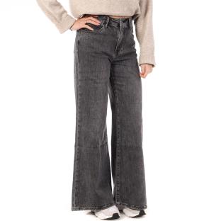 Jean Baggy Large Gris Femme Oraije Palazzo Pietro pas cher