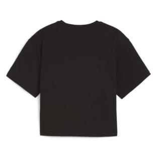 Crop top Noir/Rose Clair Fille Puma 845346 vue 2
