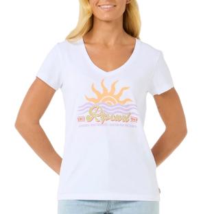 T-Shirt Blanc Femme Rip Curl Cala vue 0