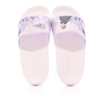 Claquettes Violettes Fille Adidas Adilette Shower Frozen K vue 3