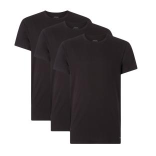 Lot x3 T-shirts Noir Homme Calvin Klein pas cher