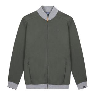 Sweat zippé Bleu/Grisé Homme TBS LOANN pas cher