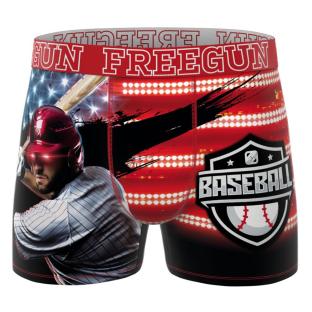 Boxer Rouge Garçon Freegun Baseball vue 0