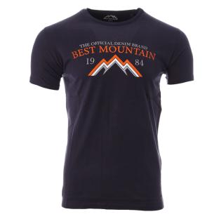 T-shirt Marine Homme Best Mountain 2004 pas cher