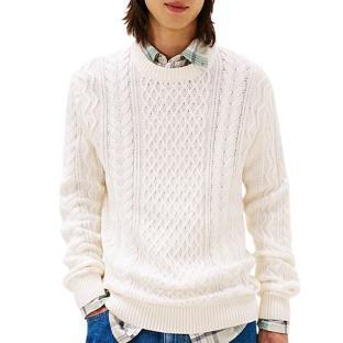 Pull Blanc Homme Tommy Hilfiger DM0DM22101 vue 0
