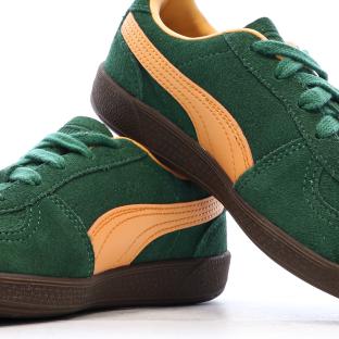 Baskets Vert/Orange Junior Puma Palermo PS vue 7