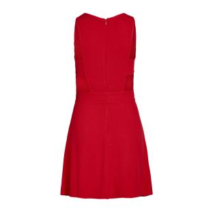 Robe Rouge Femme Vila Viliane vue 2