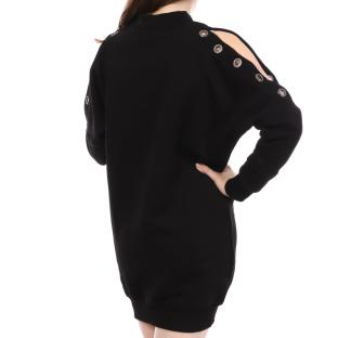Robe Sweat Noire Femme Supreme Grip Lory vue 2