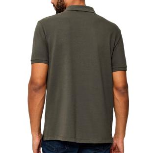 Polo Kaki Homme Calvin Klein Jeans Ss Monogram Pique vue 2