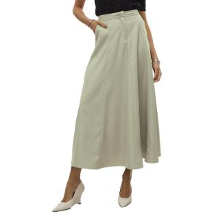 Jupe Longue Beige Femme Vero Moda Tara Ancle pas cher
