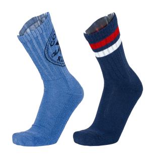 2x Paires de Chaussettes Marine Homme Converse S7014119 pas cher