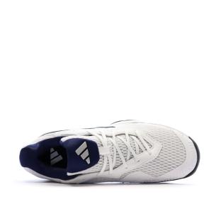 Chaussure de tennis Blanc/Marine Enfant Adidas Barricade vue 0