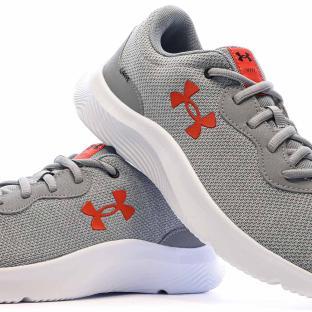 Chaussures Gris/Rouge Homme Under Armour Mojo 2 vue 7