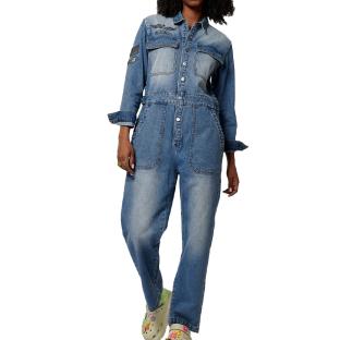 Combinaison en Jean Bleu Femme Kaporal SUIT vue 0