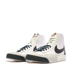 Baskets Blanches/Bleu Garçon Nike Blazer Mid '77 vue 6
