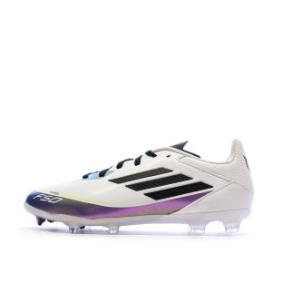 Chaussures de football Blanc/Noir/Violet Garçon Adidas F50 League Messi vue 0