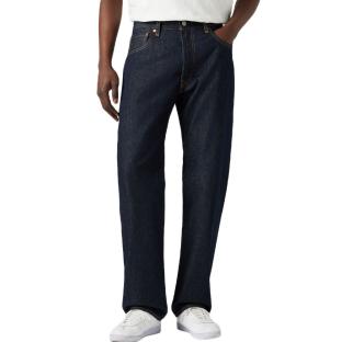 Jean 555 Bleu Foncé Brut Homme Levi's Relaxed Straight pas cher