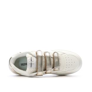 Baskets Ecru/Doré Femme Teddy Smith Sra C vue 0