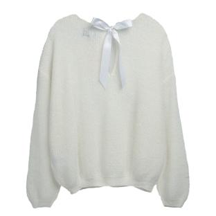 Pull Blanc Femme Teddy Smith Mady vue 2