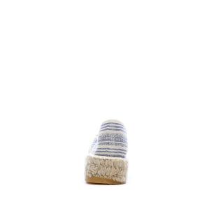 Espadrilles Blanches/Bleu Femme Pare Gabia Aduna vue 0