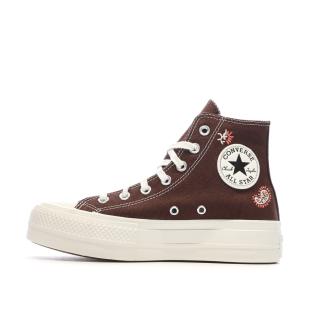 Baskets Marrons Femme Converse Chuck Taylor All Star Lift A08174C pas cher