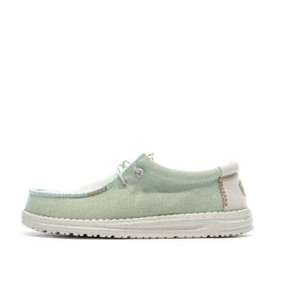 Chaussures Vert/Blanc Homme Hey Dude Stone vue 0