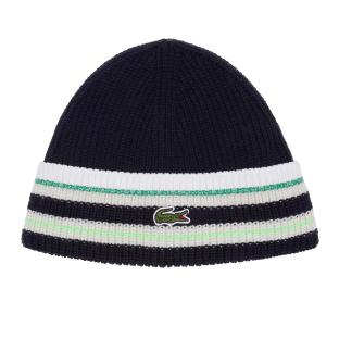 Gorro Lacoste Flor Hombre Azul Marino/Blanco/Verde ver 0